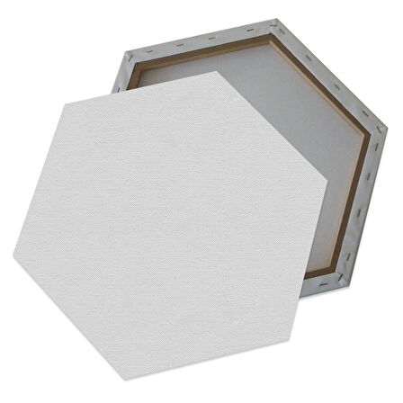 Supertrend Shapedition Altıgen Tuval 25x25 cm.