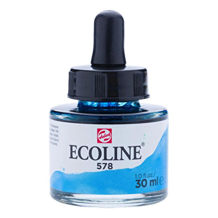 Supertrend Ecoline Sıvı Suluboya 30 ml. 578 Sky Blue Cyan
