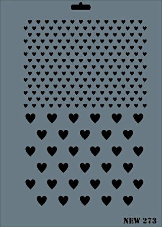 Supertrend Stencil Boyama Şablonu 25x35 cm. NEW-273