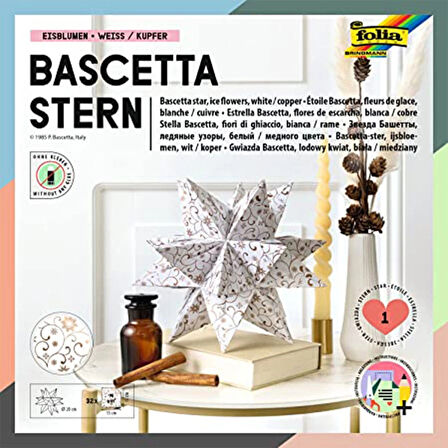 Supertrend Bascetta Stern Çift Taraflı Origami Kağıdı 15x15 cm. 32 Yaprak KIŞ MOTİFİ GRİ