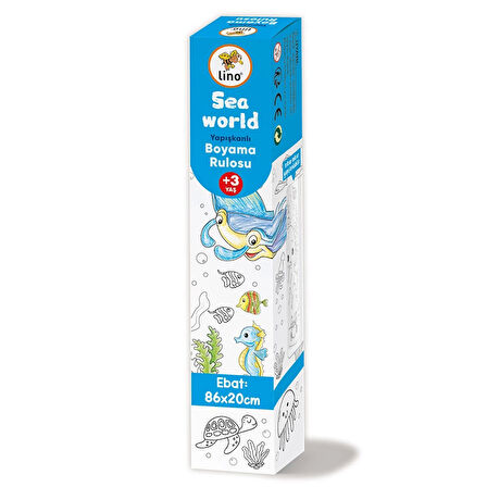 Supertrend Yapışkanlı Rulo Boyama Kağıdı 86x20 cm. SEA WORLD