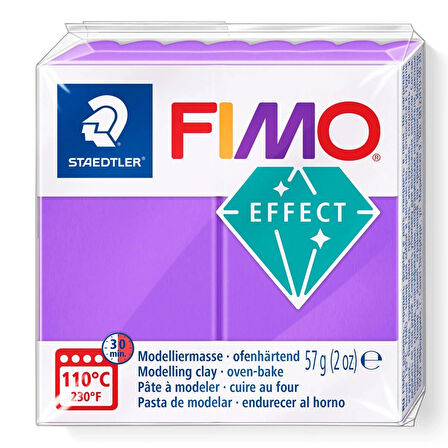 Supertrend Fimo Effect Polimer Kil 604 Purple (Transparan)