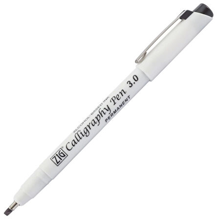 Supertrend Permanent Mürekkepli Kaligrafi Kalemi 3.0 mm. Siyah