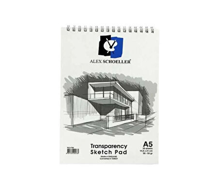 Supertrend Transparency Sketch Pad Eskiz Bloğu 50/55 gr. A5 30 yaprak