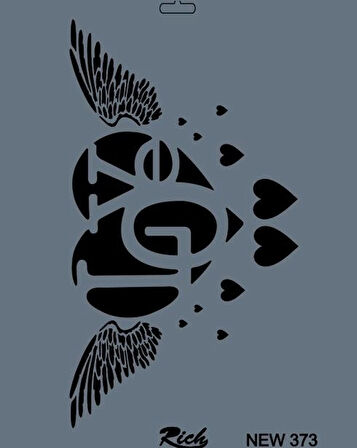 Supertrend Stencil Boyama Şablonu 25x35 cm. NEW-373