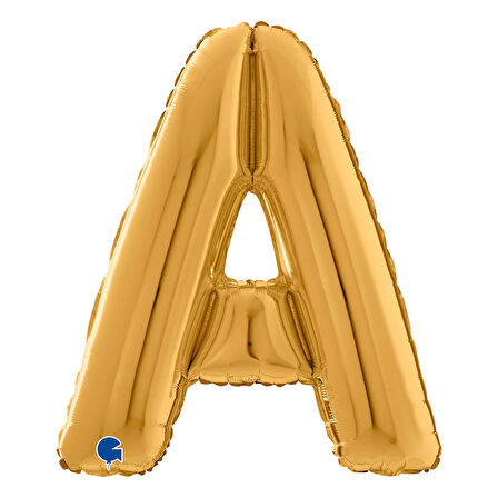 A Harf Supertrend Altın Folyo Balon 26"