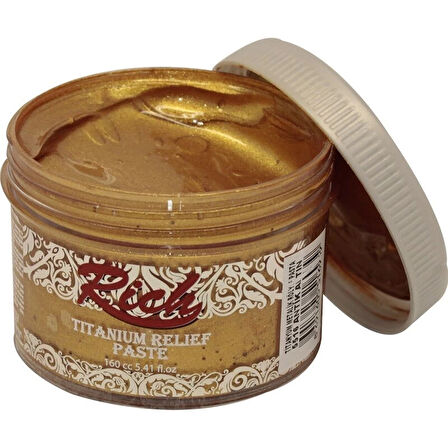 Supertrend Titanium Metalik Rölyef Pasta 160 cc. 5516 ANTİK ALTIN