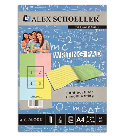 Supertrend A4 Renkli Bloknot 80 gr. Çizgili 60'lı