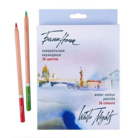 Supertrend White Nights Aquarell Sulu Boya Kalemi Seti 36 Renk