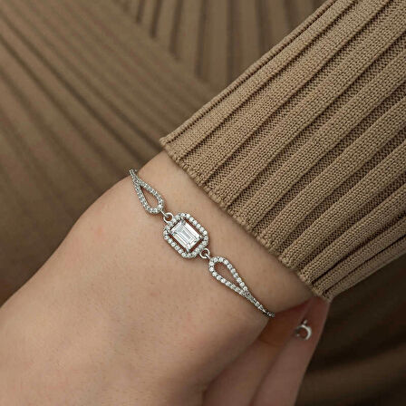 Supertrend Gümüş Baget Bileklik