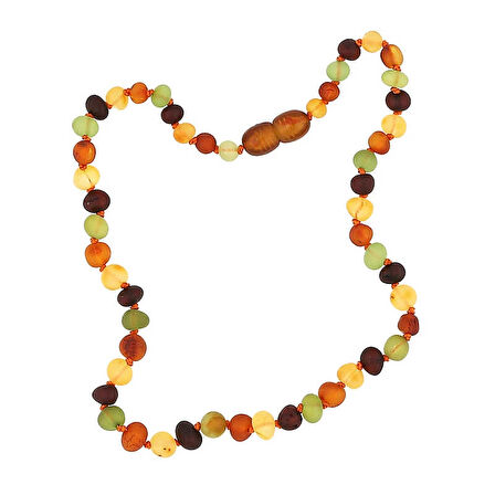 Supertrend Bebek Damla Kehribar Diş Kolye