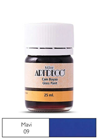 Supertrend Cam Vitray Boyası 25 ml. 09 MAVİ