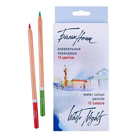 Supertrend White Nights Aquarell Sulu Boya Kalemi Seti 12 Renk