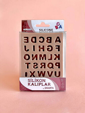 Supertrend Silicone Moulds Silikon Epoksi ve Polimer Kil Kalıbı ALPHABET