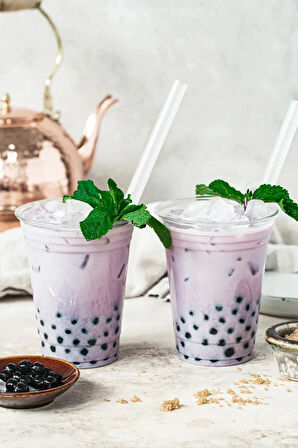 Supertrend Jelatinli Bubble Tea Şeffaf Pipet 12mm x 22cm - 50 Adet