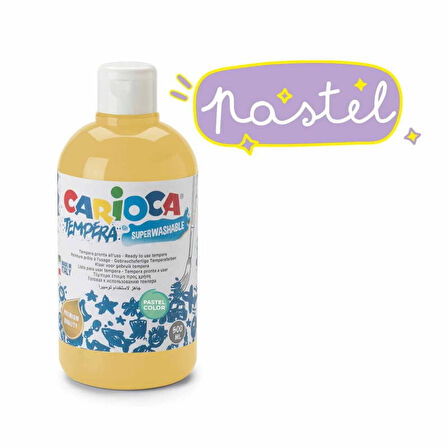 Supertrend Tempera Yıkanabilir Poster Boya 500 ml. PASTEL SARI