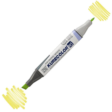 Supertrend Kurecolor Twin S Grafik Çizim Marker Kalemi 120 Barium Yellow