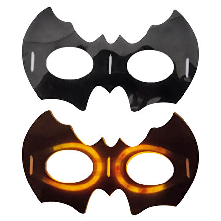 Yarasa Glow Stick Parti Maske