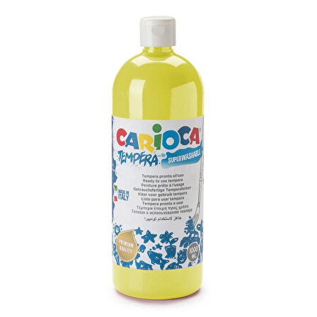 Supertrend Tempera Yıkanabilir Poster Boya 1000 ml. AÇIK SARI
