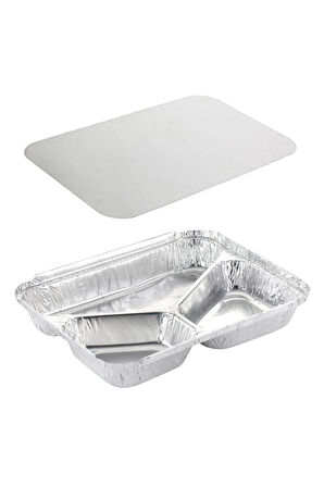 Supertrend 3 Gözlü Alüminyum Kap Ve Kapak Seti 100lü