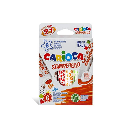 Supertrend Stamperello Mühürlü Keçeli Boya Kalemi 6 Renk