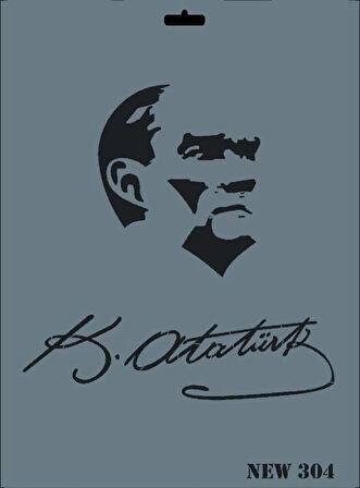 Supertrend Stencil Boyama Şablonu 25x35 cm. NEW-304