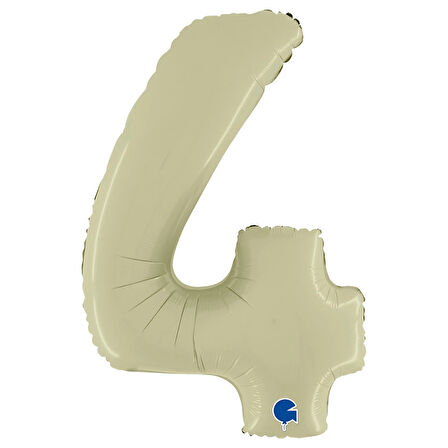 4 Rakam Supertrend Satin Olive Green Folyo Balon 26"