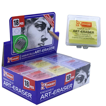 Supertrend Plastik Kutulu Renkli Hamur Silgi