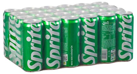 Sprite Gazoz Limon Aromalı 330 Ml X 24 Adet