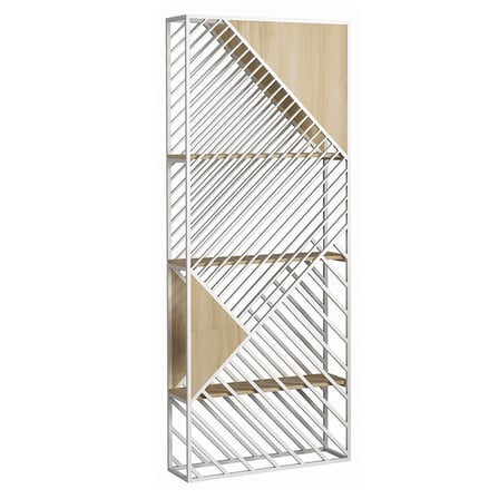 SPR9743 Modern Metal Raflı Oda Bölücü Seperatör Panel