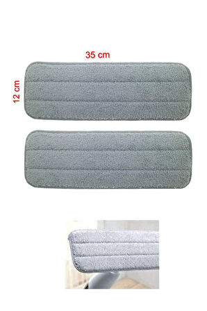 360 derece dönebilen sprey mop paspas yedek Universal 35x12 cm