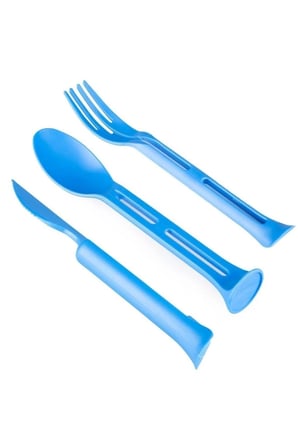Combo 3 In 1 Çatal Kaşık Set (MAVİ)