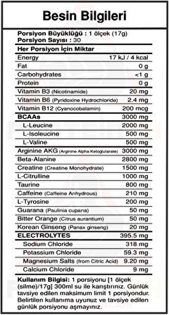 Bigjoy Sports Predator 510g Pre-Workout Karpuz Aromalı 30 Servis