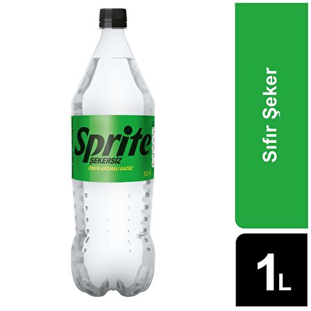 Sprite Gazoz Limon Aromalı Şekersiz 1 Lt