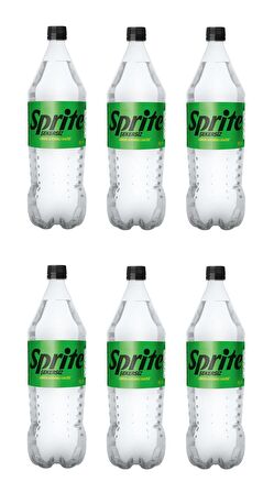 Sprite Gazoz Limon Aromalı Şekersiz 1 Lt X 6 Adet