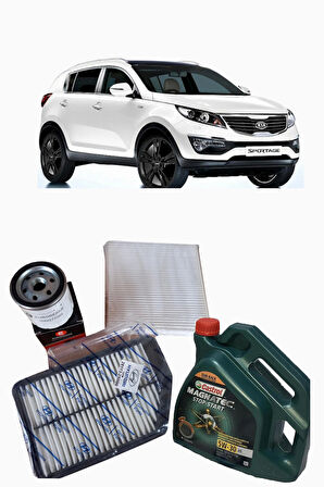 2011-2014 KİA SPORTAGE 1.6 GDİ BENZİNLİ YAĞ BAKIM SETİ HAVA + POLEN + YAĞ FİLTRESİ + MAGNATEC 5W 30 