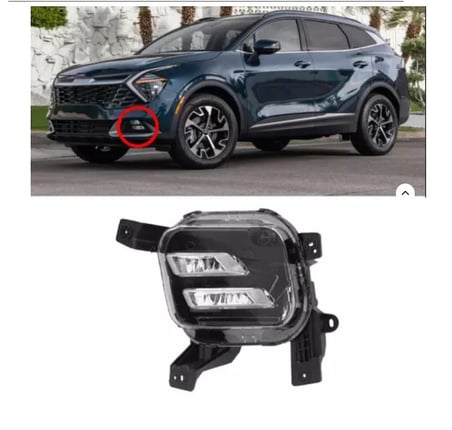 KİA - ÖN SİS FARI SOL SPORTAGE 2022-