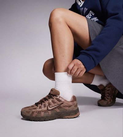 P-6000 SE Kahverengi Unısex Sneaker Ayakkabı-SPORTXSTORE