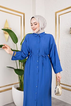 Pat Detay Elbise-Saks