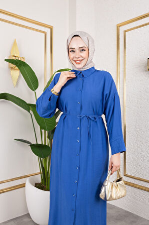 Pat Detay Elbise-Saks