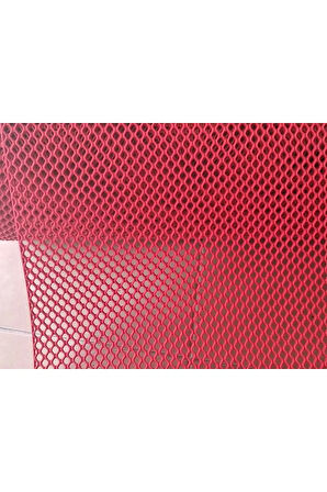 PVC PASPAS 120 X 50 CM KIRMIZI BANYO KAYMAZ YER ZEMİN MATI S-MAT ZİNCİR DESEN