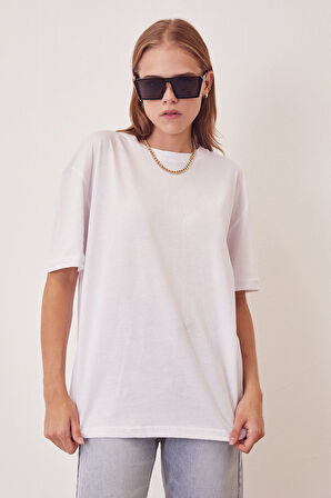 Basic T-shirt-Beyaz