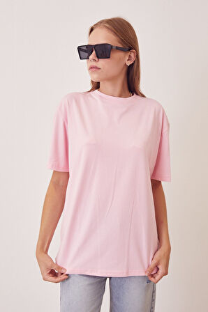 Basic T-shirt-Pembe