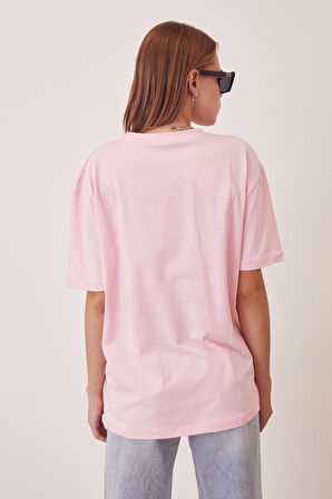 Basic T-shirt-Pembe