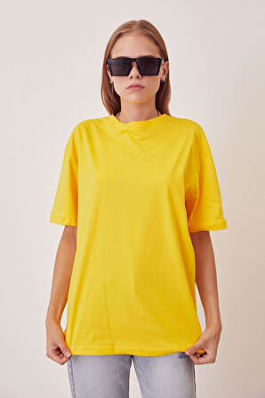 Basic T-shirt-Sarı