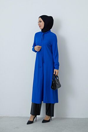 Fularlı Tunik-Saks