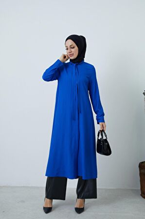 Fularlı Tunik-Saks