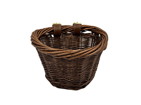 BİSİKLET ÖRME HASIR SEPET, PRATİK KAYIŞ BAĞLANTILI (12"-16" JANT)