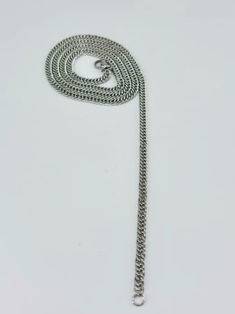 Rodyum Çelik Erkek Kolye 60 Cm - Ekl0053