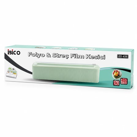 Folyo ve Streç Film Kesici 35 cm (Manyetik, Pratik Kesme Aparatlı)